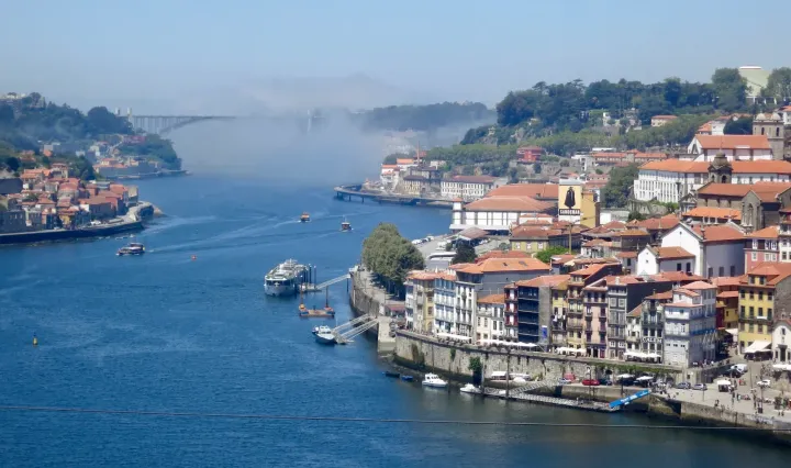 View of Porto, Portugal and Douro River